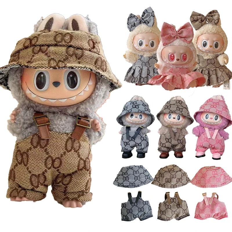 Luxury Bags Trending - For Labubu Doll Luxury Clothes Retro