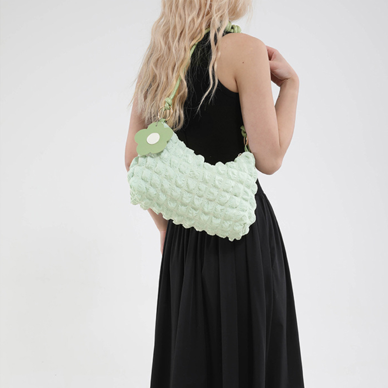 Luxury Bags With Zipper - Women's New Handbag Korean Solid Color