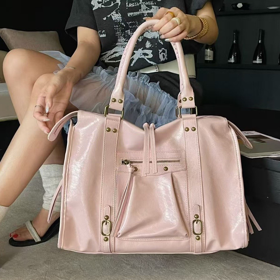 Luxury Bags Supplier - Overlarge Capacity Tassel Tote Bag Designer