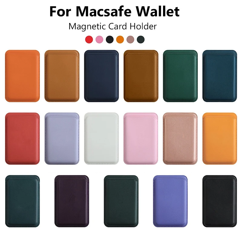 Luxury Bags China Wholesale - Luxury For Magsafe Magnetic Leather Wallet