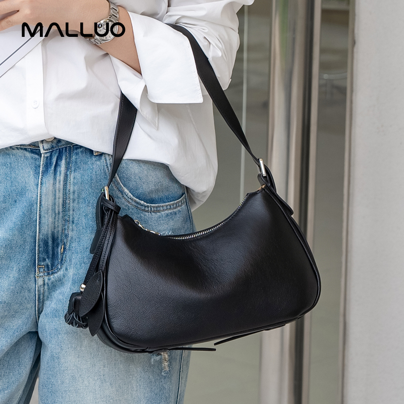 Genuine Cowhide Leather Slouch - Half Moon Bag Suede recensione e prezzo