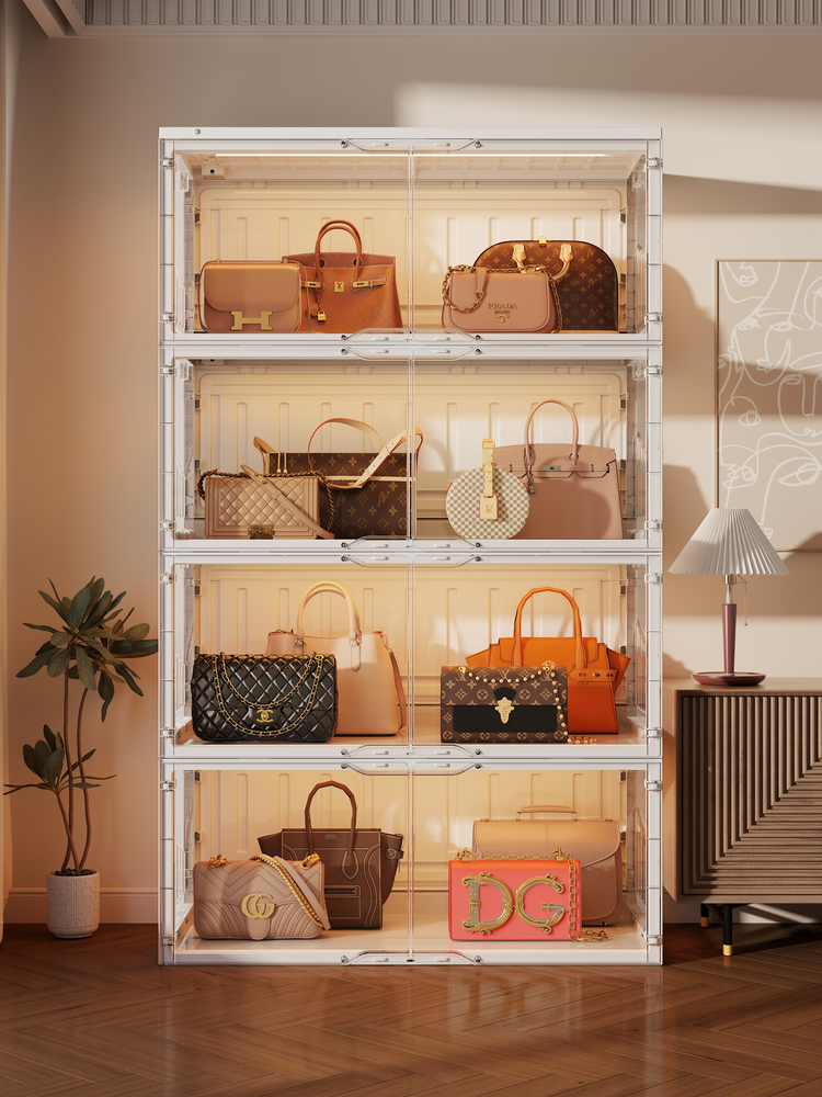 Transparent bag storage cabine - Luxury Bags In Store recensione e prezzo
