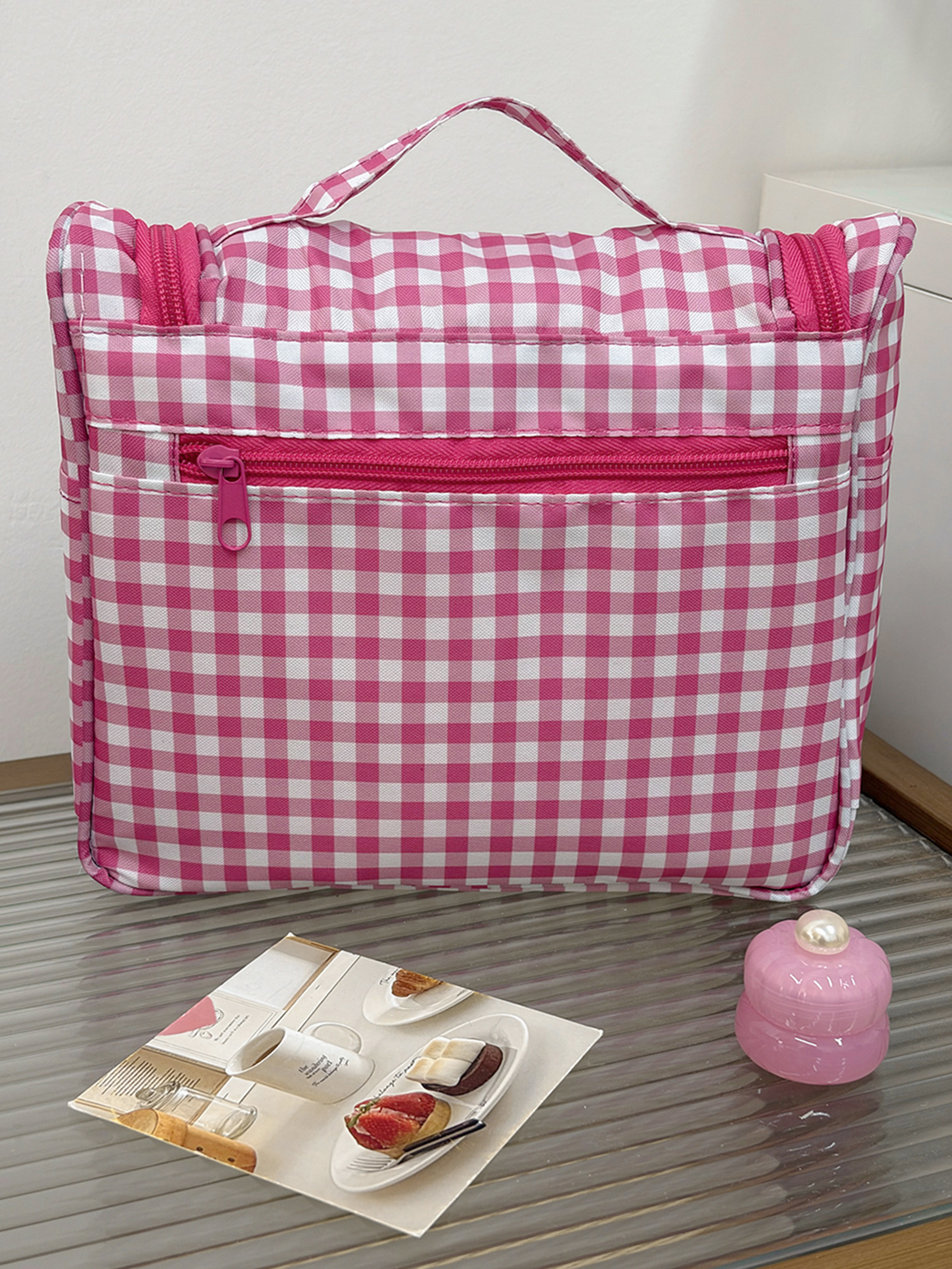 Airfriend Cute Grid Makeup Bag - Luxury Bags China Wholesale recensione e prezzo