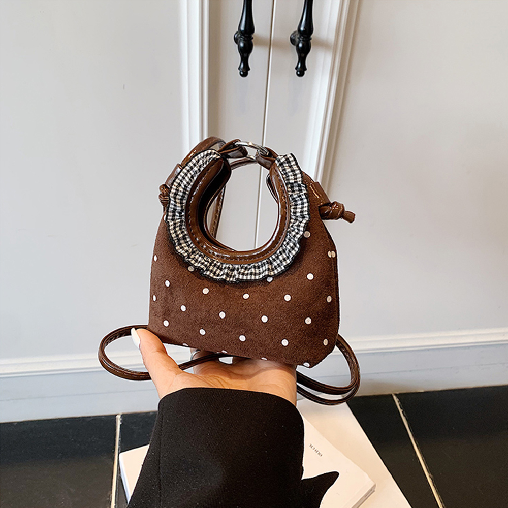 Sweet Mini Suede Handbag Women - Half Moon Bag Suede recensione e prezzo