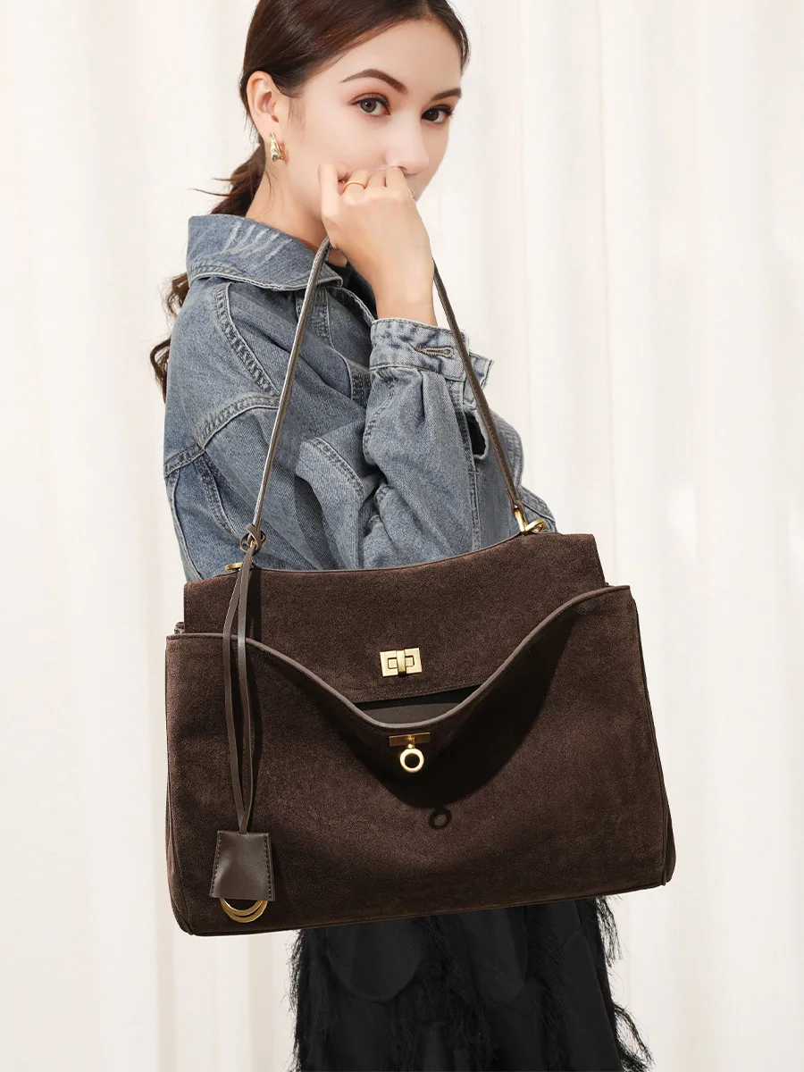 Autumn Winter Women's Suede ge - Luxury Bags Supplier recensione e prezzo
