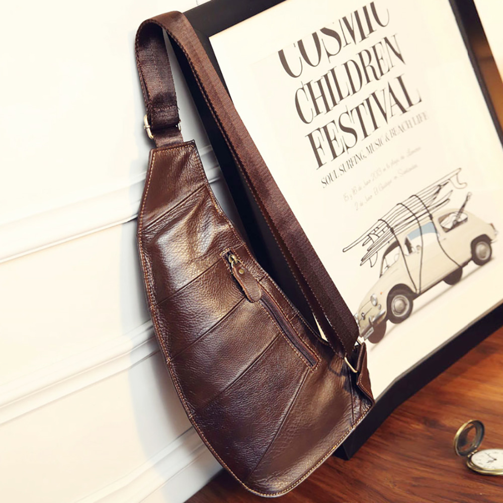 Men Cross Body Shoulder Sling  - Half Moon Bag Suede recensione e prezzo