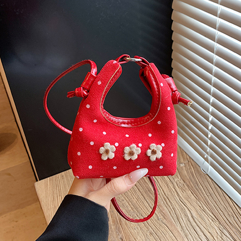 Autumn Winter Sweet Flower Min - Half Moon Bag Suede recensione e prezzo