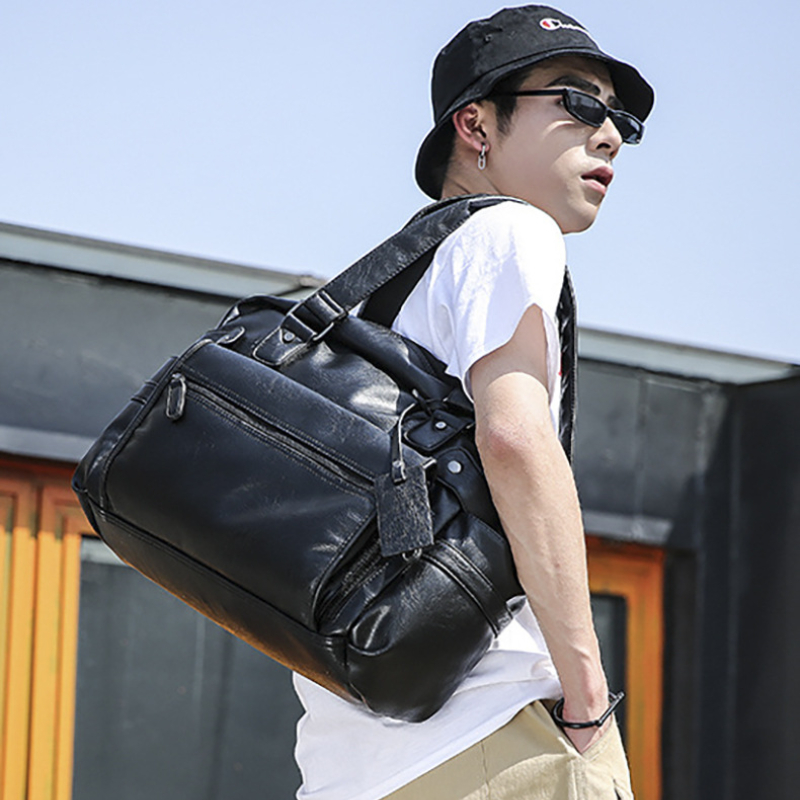Men PU Leather Briefcase Top-H - Luxury Bags With Zipper recensione e prezzo