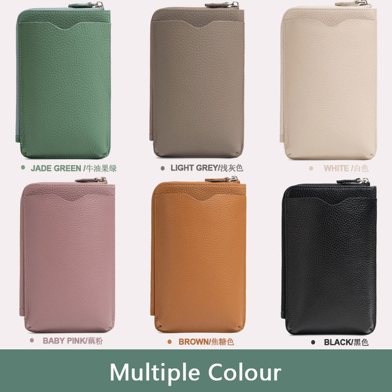Fashion Genuine Leather Phone  - Luxury Bags With Zipper recensione e prezzo