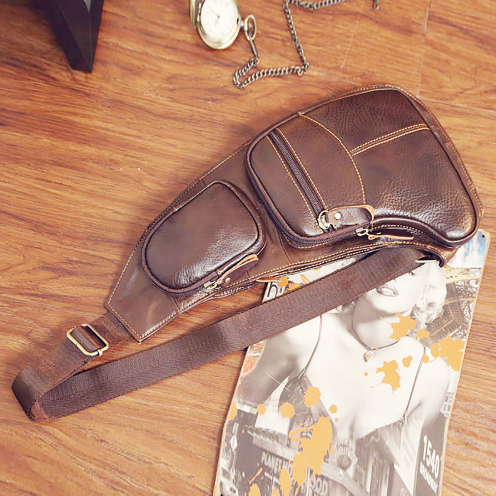 High Quality Men Genuine Leath - Half Moon Bag Suede recensione e prezzo