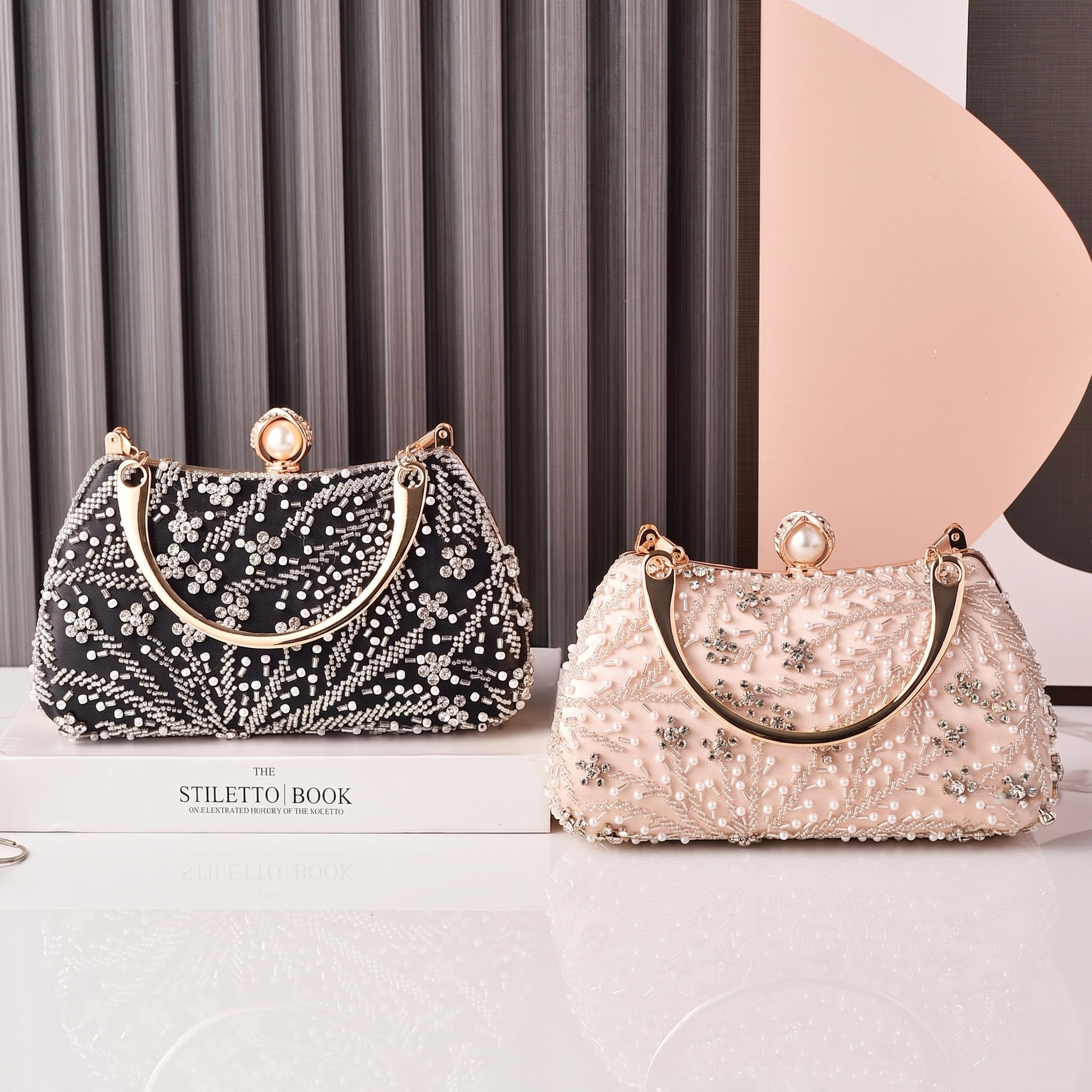 Black Handbag Beading Vintage  - Luxury Bags China Wholesale recensione e prezzo