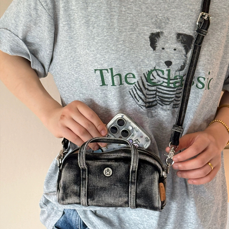 Korean Casual Mini Denim Box B - Luxury Bags With Zipper recensione e prezzo