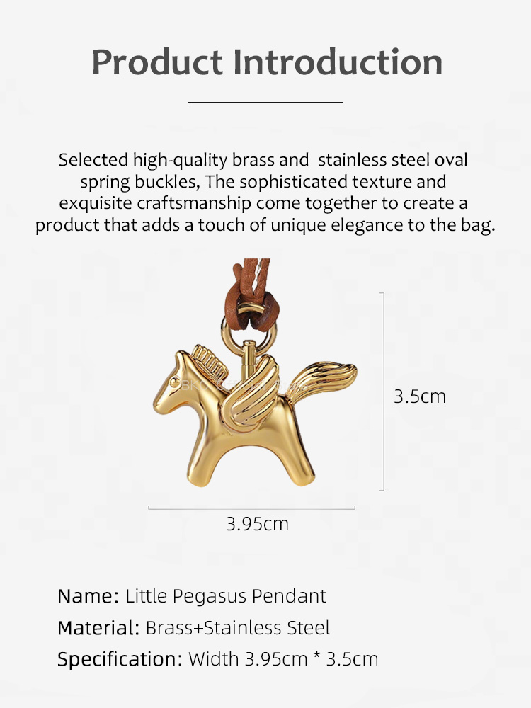 Luxury Brass Pegasus Bag Charm - Luxury Bags Hermes Birkin recensione e prezzo
