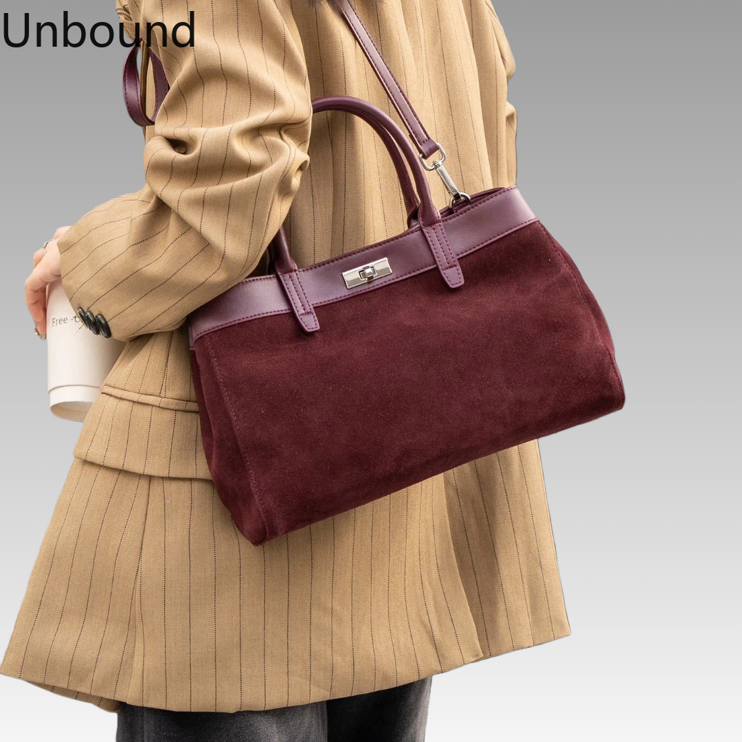 Genuine Leather Suede Womens V - Half Moon Bag Suede recensione e prezzo