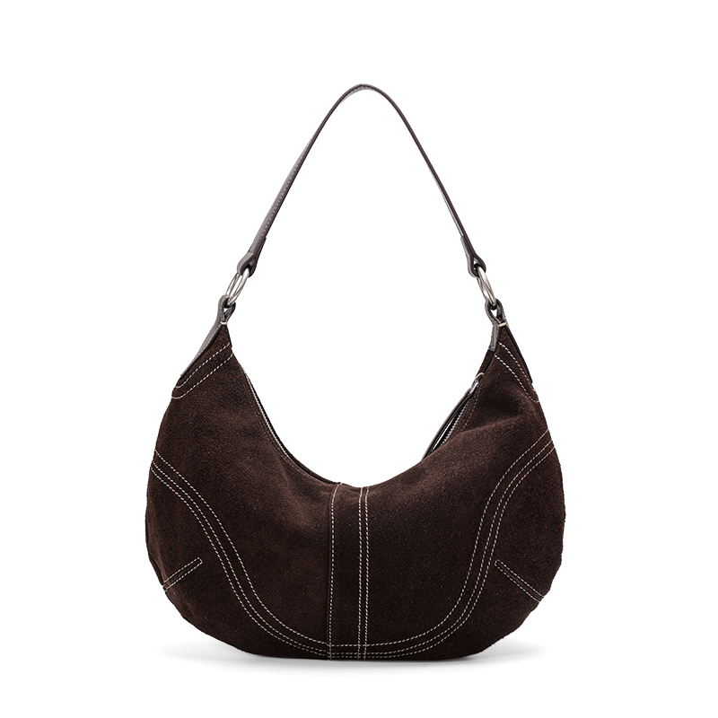 Aidanni Cowhide Suede Underarm - Half Moon Bag Suede recensione e prezzo