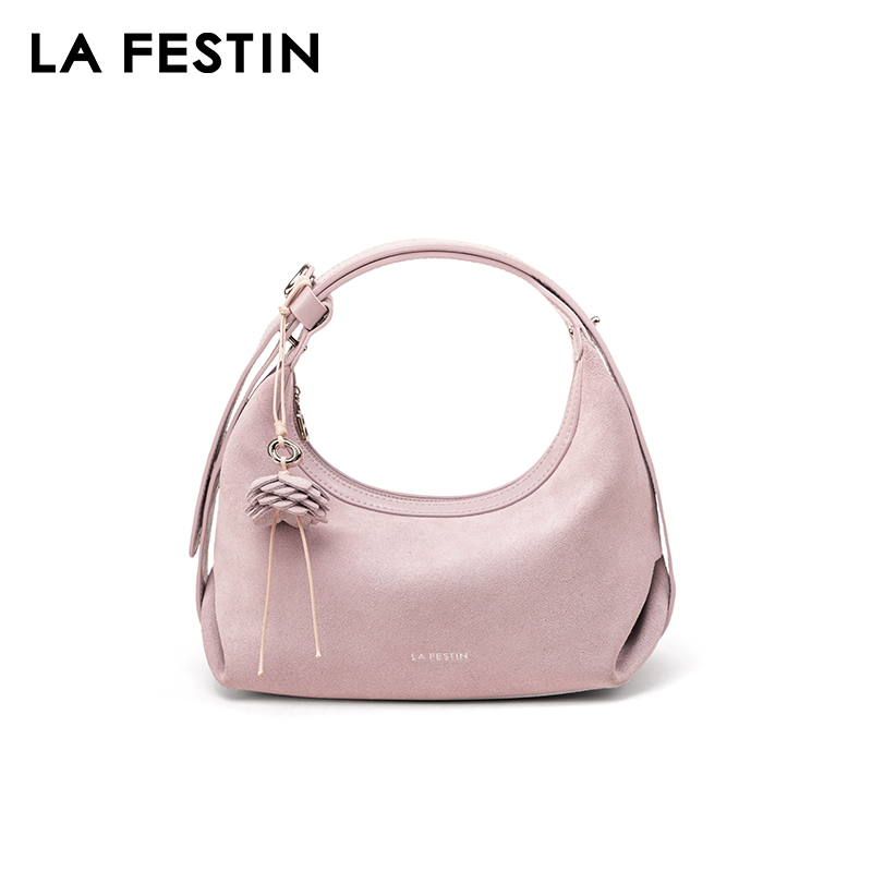 LA FESTIN Original Handbag Wom - Half Moon Bag Suede recensione e prezzo