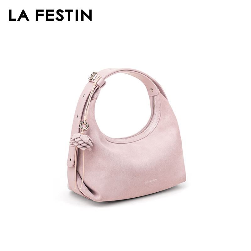 LA FESTIN Original Handbag Wom - Half Moon Bag Suede recensione e prezzo